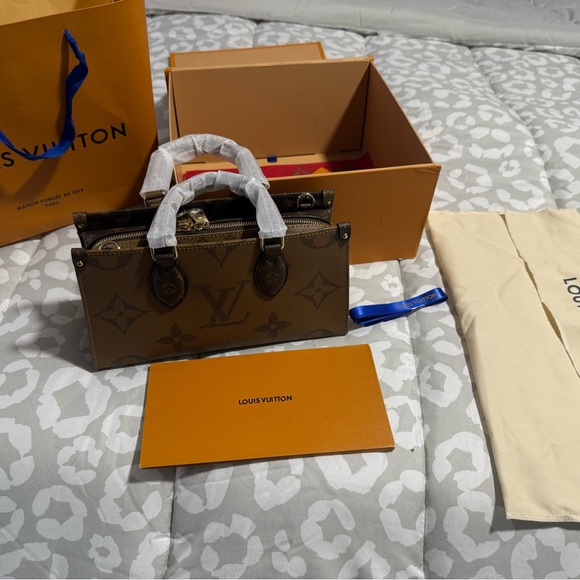 Louis Vuitton Brown Monogram Tote - Picture 1 of 9